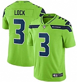 Nike Seahawks Men & Women & Youth 3 Drew Lock Green Vapor Limited Jersey,baseball caps,new era cap wholesale,wholesale hats